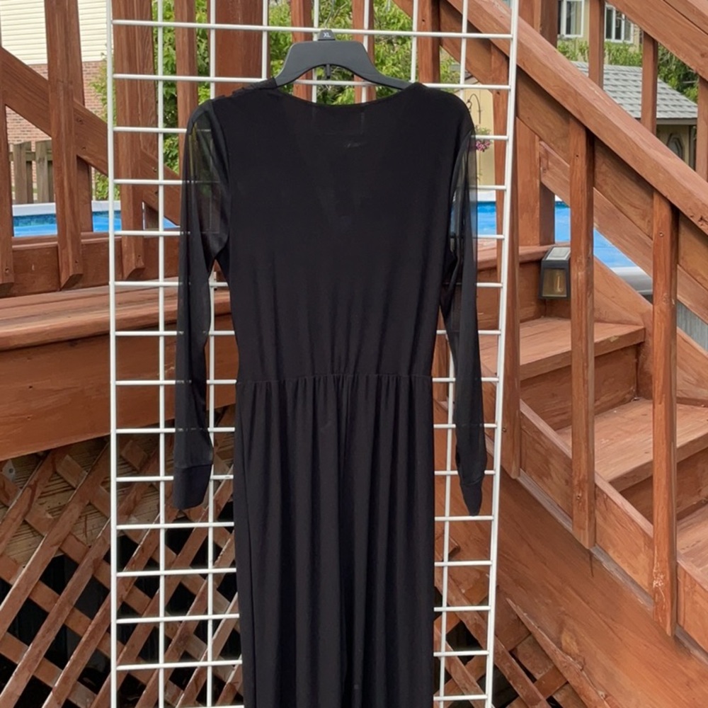 Annalee + Hope Black One Piece Pantsuit, Size M - Picture 5 of 7